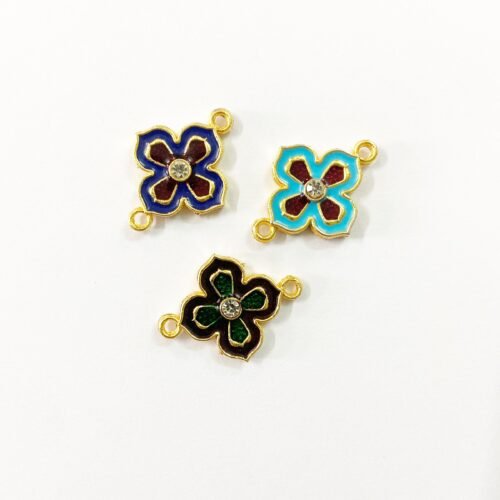 Enamel Flower Rakhi Charm