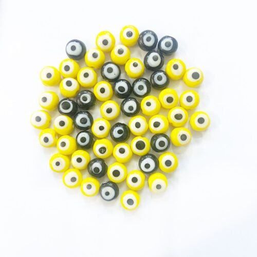 Evil Eye Round Stone Beads