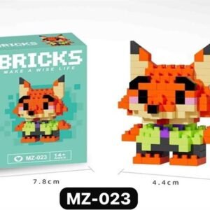 mini brick building set nick wilde