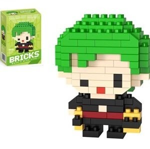 mini brick building set roronoa zoro