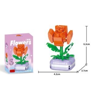 Store building blocks flowers rose