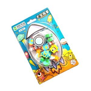 Store space explorer themed mini eraser pack