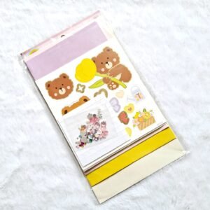 diy card kit teddy bear