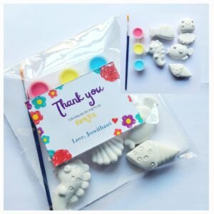 diy kids painting kit – aqua theme