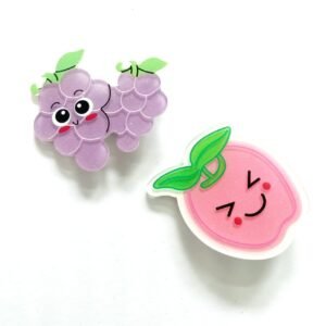 beaded keychain charm purple 2 (copy)