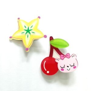 beaded keychain charm purple 2 (copy)