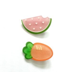 beaded keychain charm purple 2 (copy)