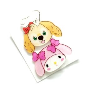 beaded keychain charm purple 2 (copy)