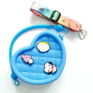 silicon heart crossbody bag yellow (copy)