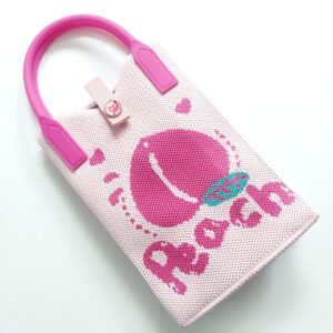 sling shoulder bag blue with flower (copy)