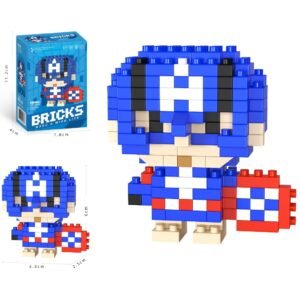 Store mini brick building set captain america